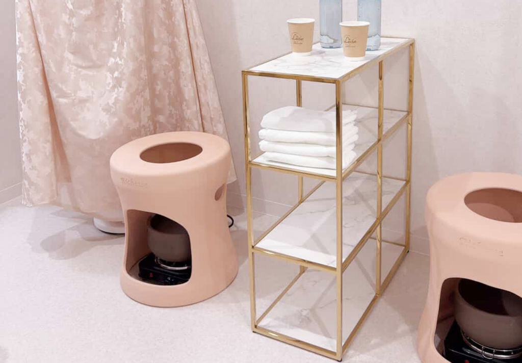 黄土よもぎ蒸し